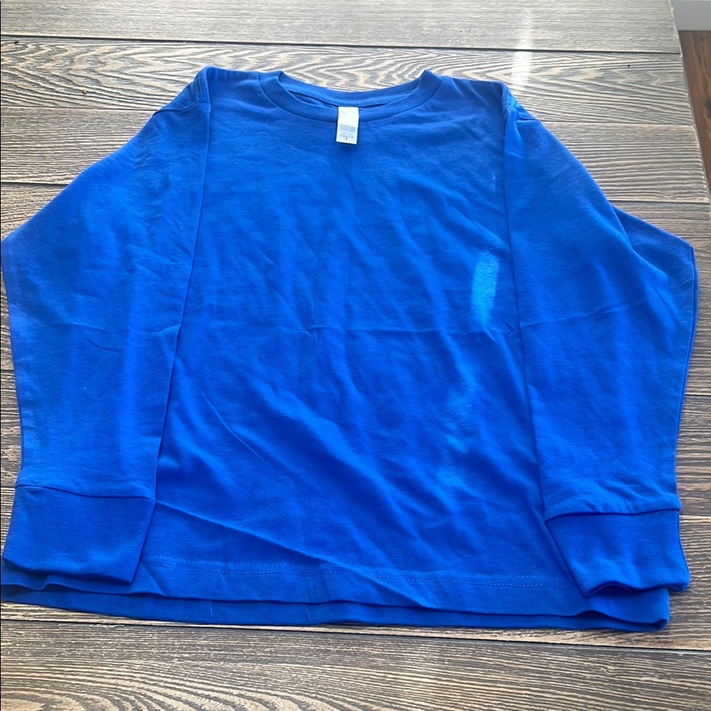 LAT Kids Casual‎ Royal Blue Long Sleeve Top